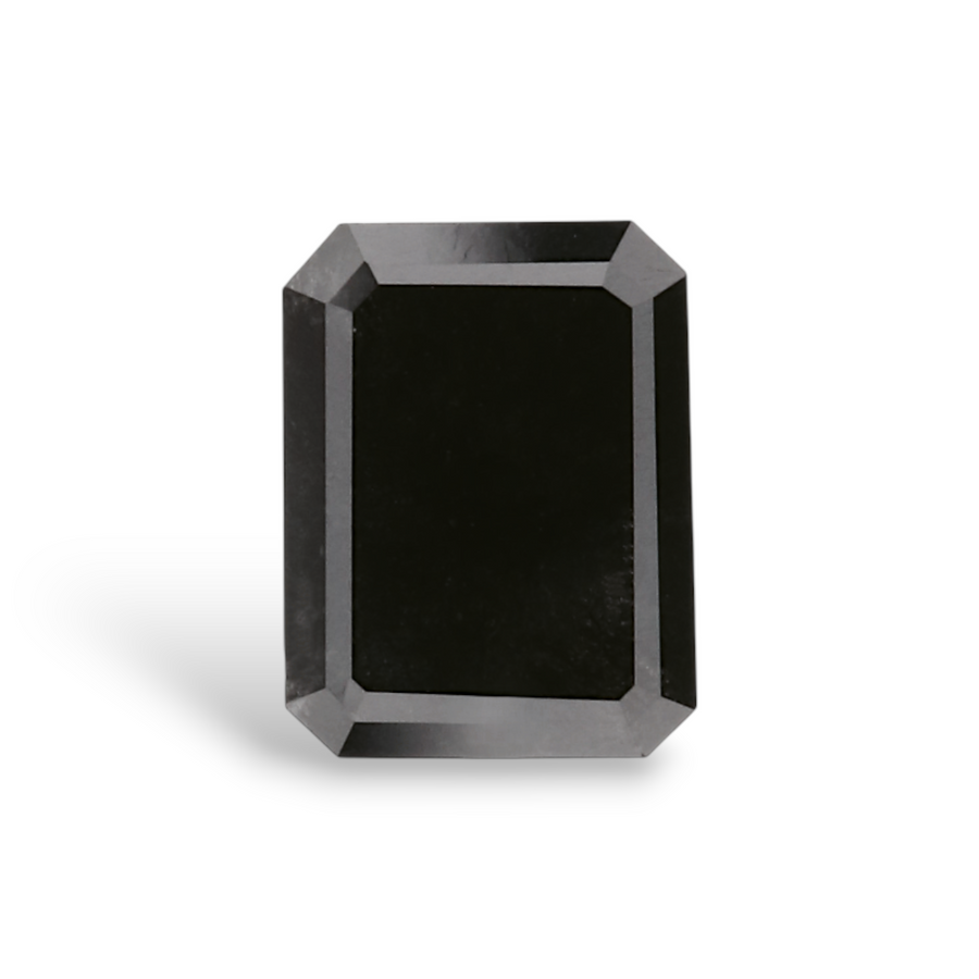 GIA 0.97 Carat Natural Fancy Black Emerald Diamond SE-7832GN