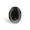 GIA 0.93 Carat Natural Fancy Black Oval Diamond SE-7837GN