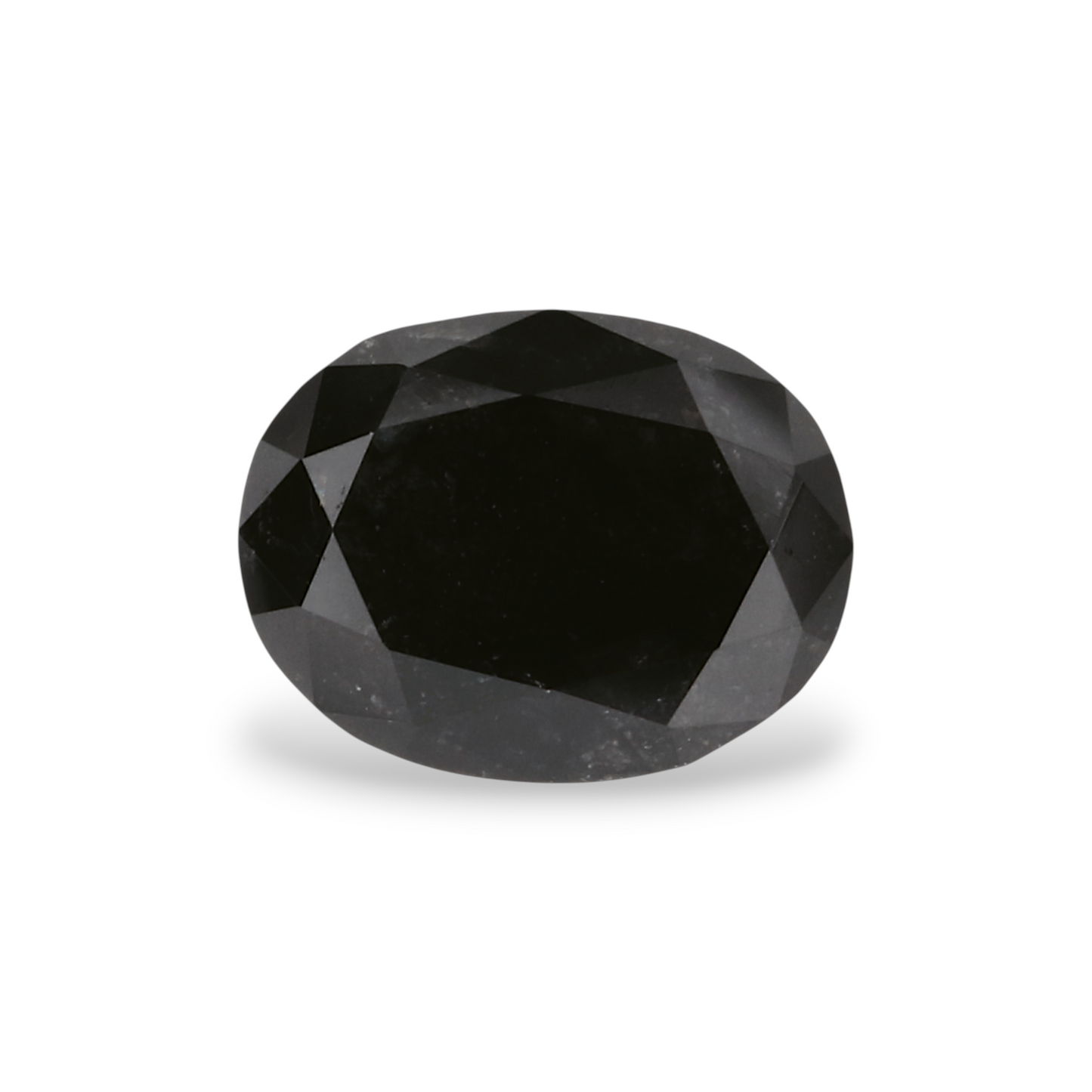 GIA 0.79 Carat Natural Fancy Black Oval Diamond SE-7838GN