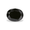 GIA 0.79 Carat Natural Fancy Black Oval Diamond SE-7838GN