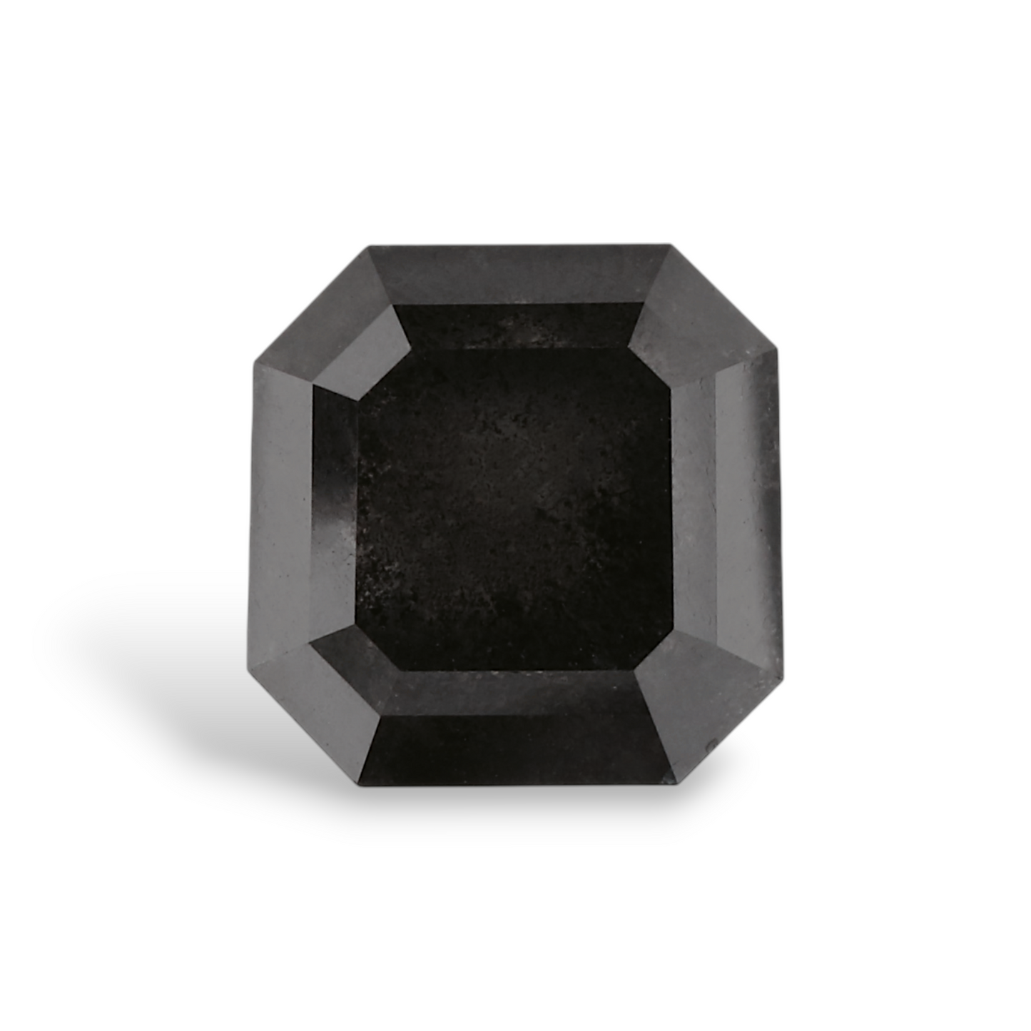 GIA 2.25 Carat Natural Fancy Black Sq emerald Diamond SE-7852GN
