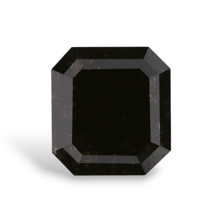 GIA 1.45 Carat Natural Fancy Black Emerald Diamond SE-7853GN