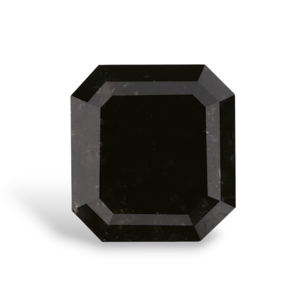 GIA 1.45 Carat Natural Fancy Black Emerald Diamond SE-7853GN