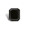 GIA 3.53 Carat Natural Fancy Black Emerald Diamond SE-7855GN