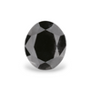 GIA 1.01 Carat Natural Fancy Black Oval Diamond SE-7857GN