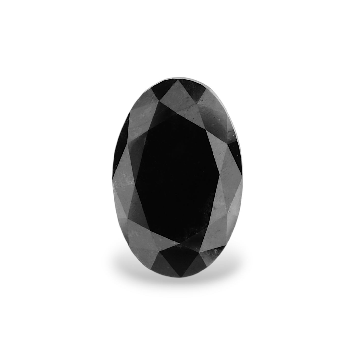 GIA 1.47 Carat Natural Fancy Black Oval Diamond SE-7858GN