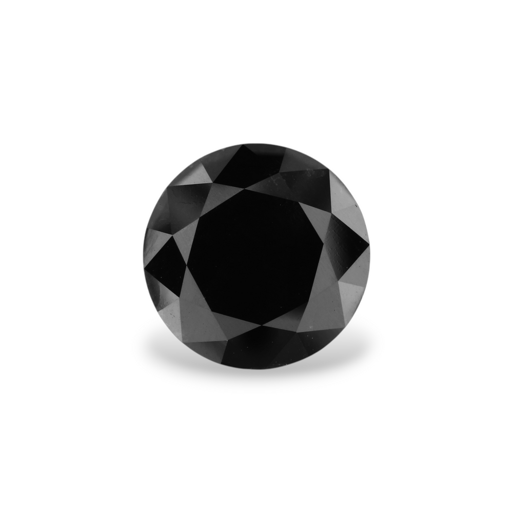 GIA 4.75 Carat Natural Fancy Black Round Diamond SE-7869GN