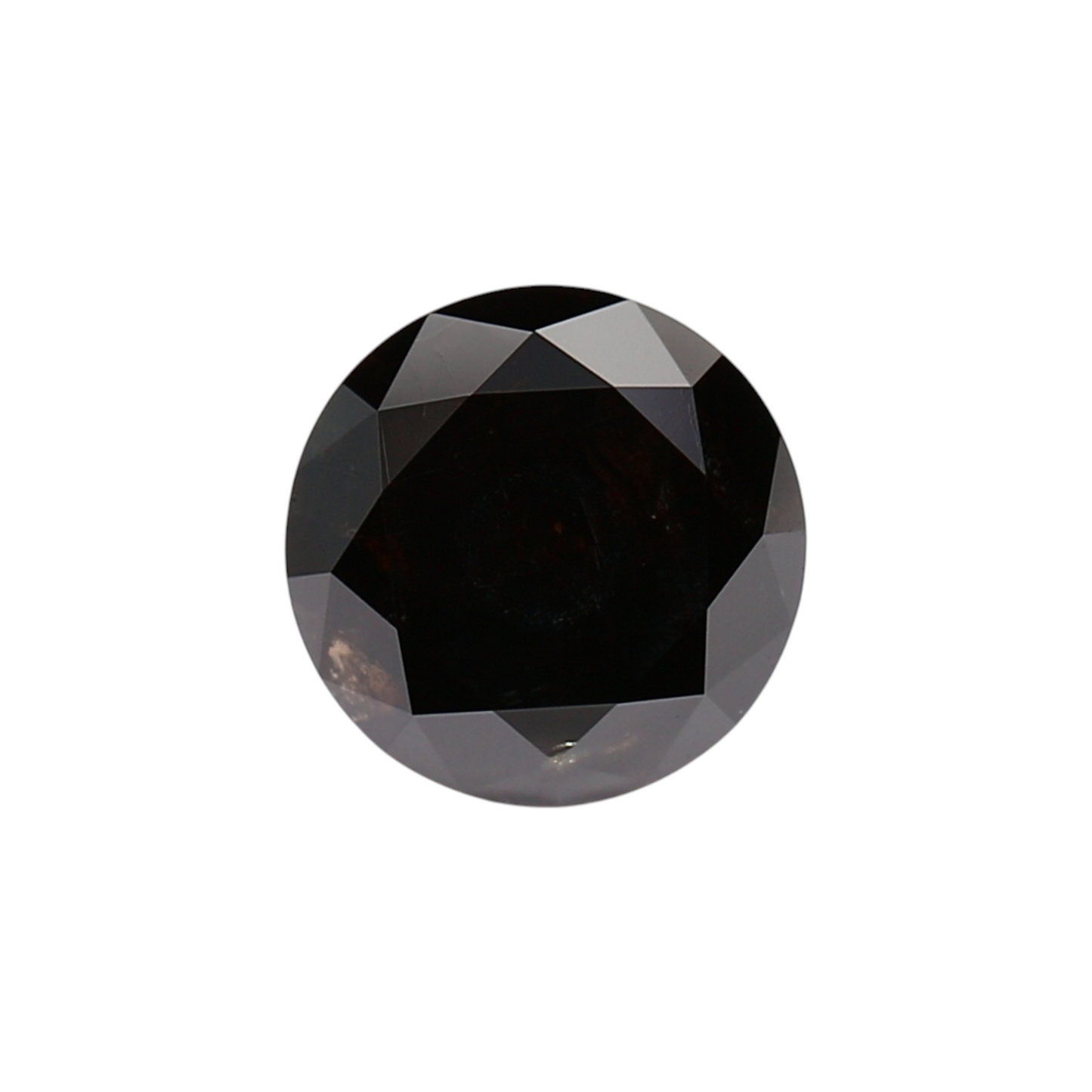 GIA 2.05 Carat Natural Fancy Black Round Diamond SE-7872GN
