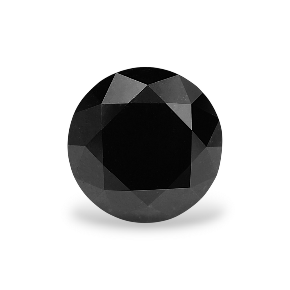 GIA 2.00 Carat Natural Fancy Black Round Diamond SE-7873GN