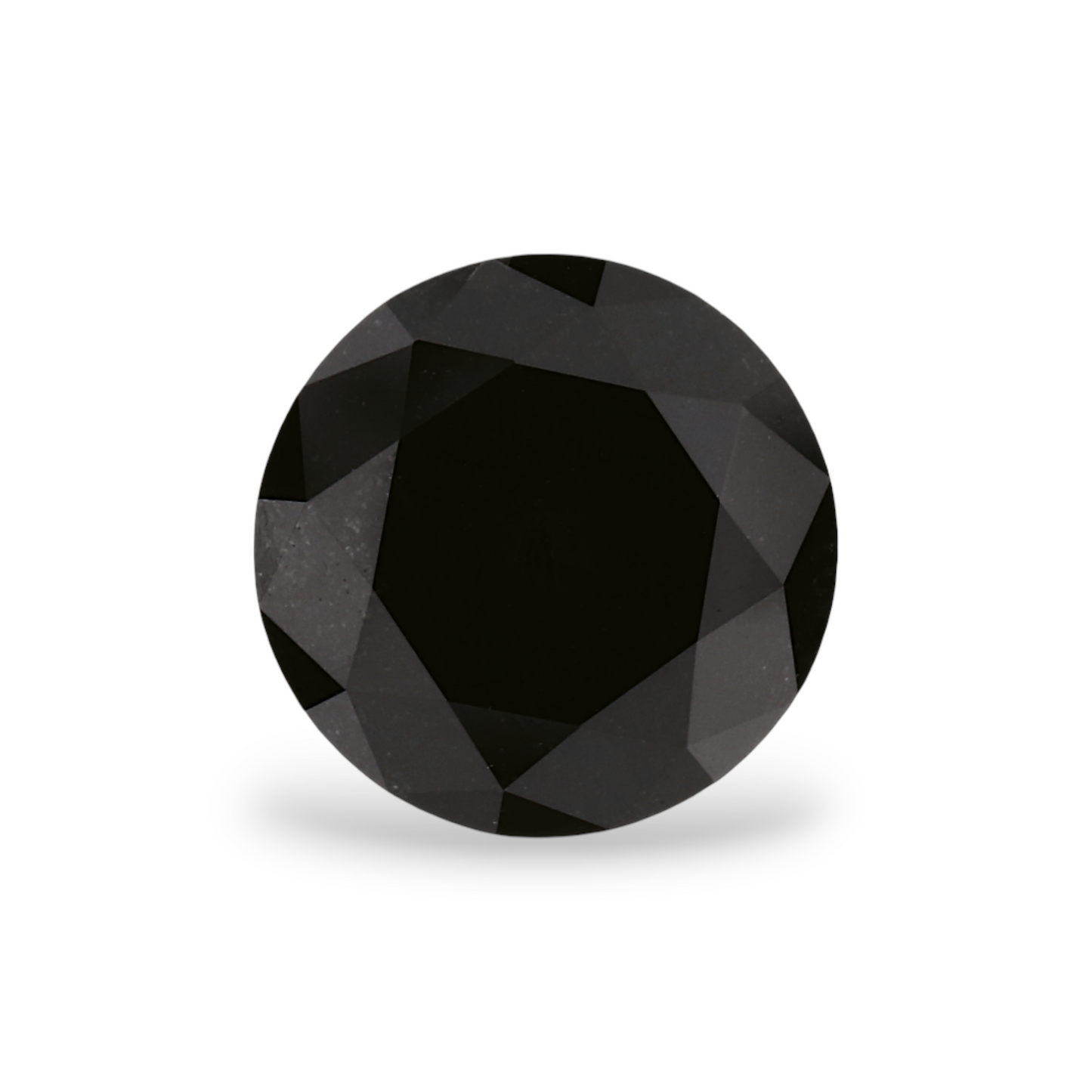 GIA 1.73 Carat Natural Fancy Black Round Diamond SE-7877GN