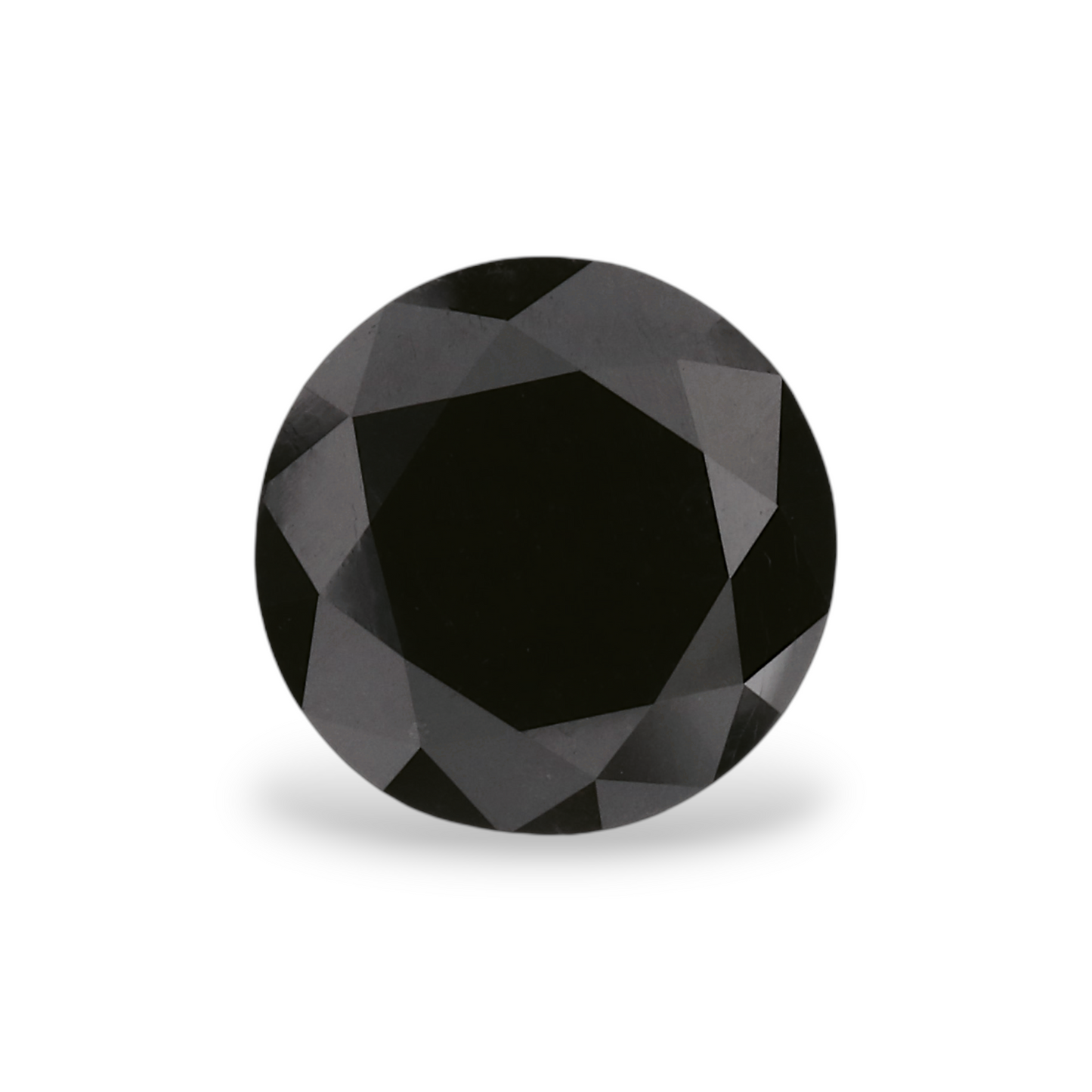 GIA 1.65 Carat Natural Fancy Black Round Diamond SE-7878GN