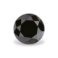 GIA 1.59 Carat Natural Fancy Black Round Diamond SE-7879GN