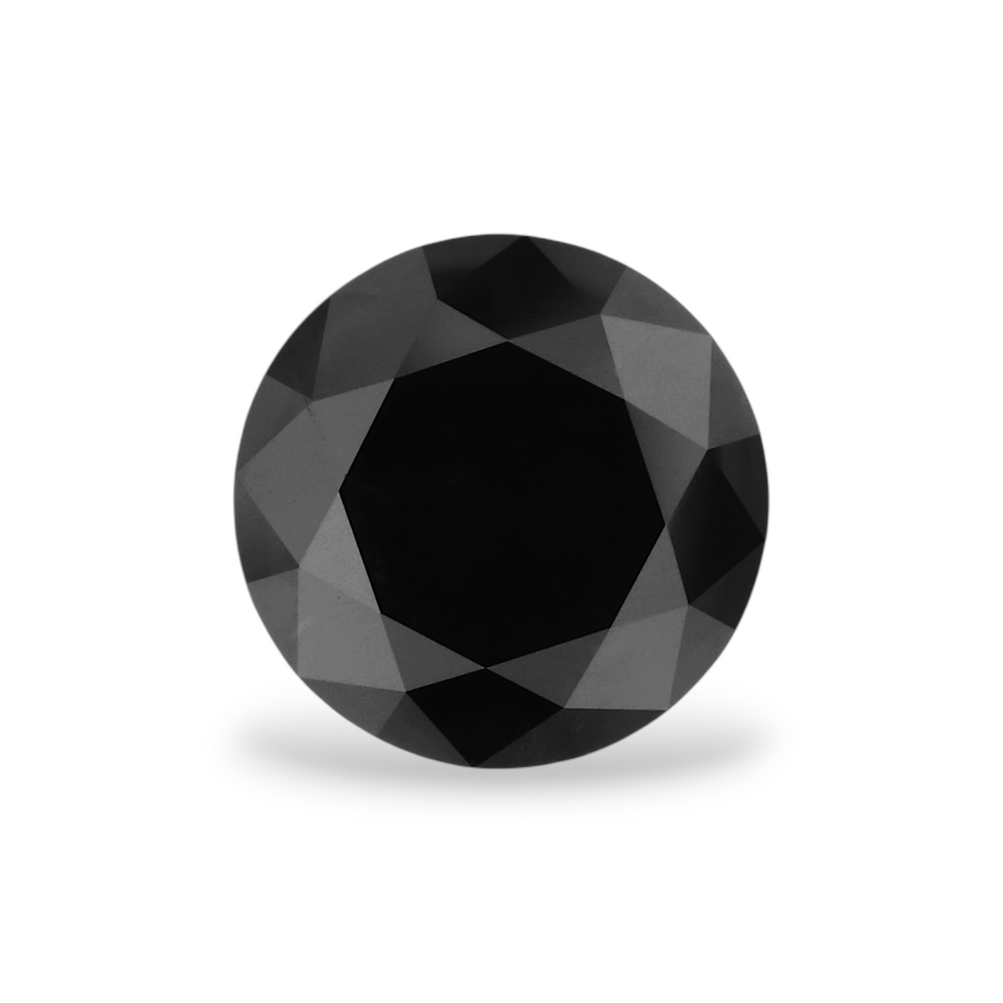 GIA 1.45 Carat Natural Fancy Black Round Diamond SE-7881GN