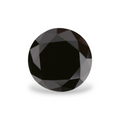GIA 1.06 Carat Natural Fancy Black Round Diamond SE-7887GN