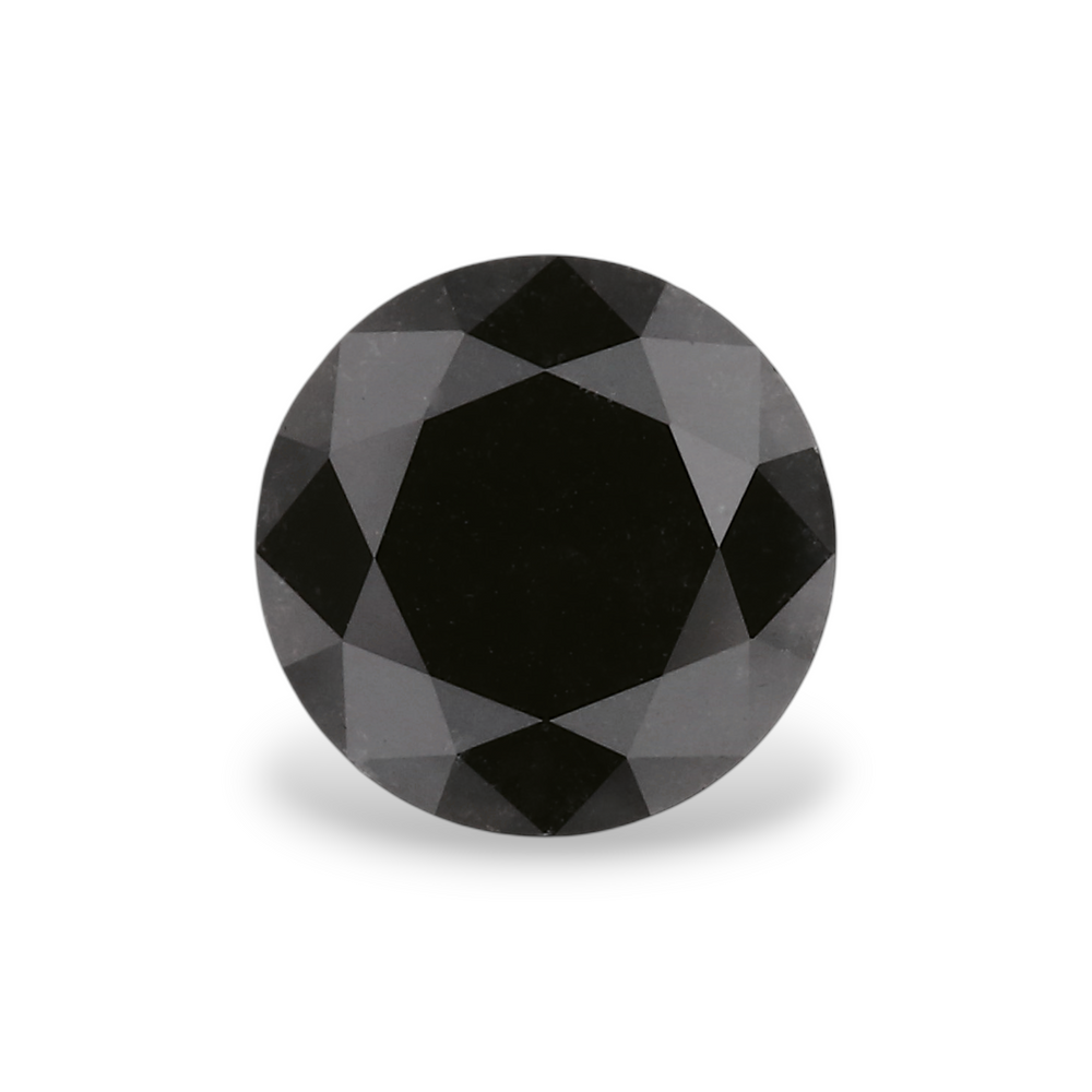 GIA 1.06 Carat Natural Fancy Black Round Diamond SE-7888GN