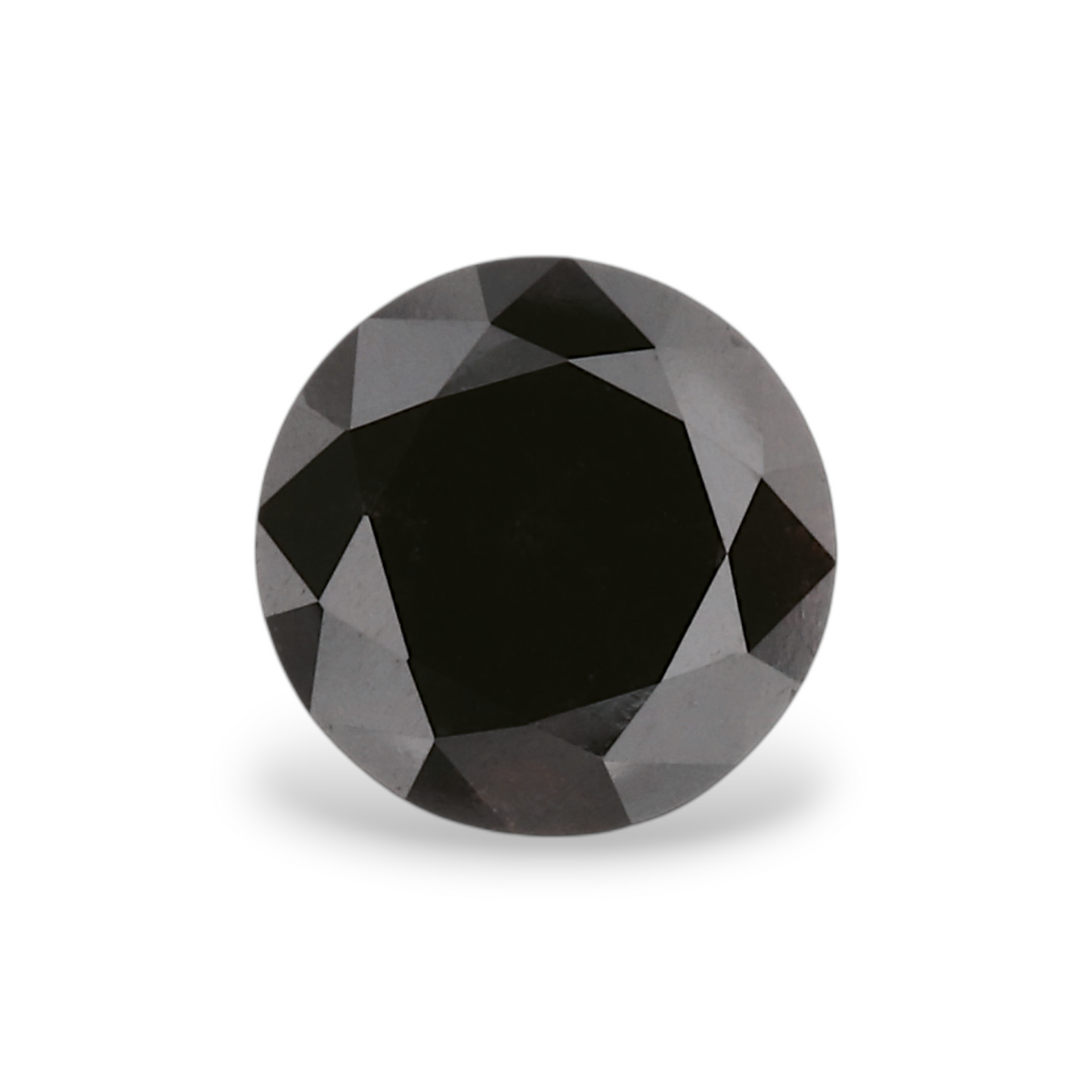 GIA 1.02 Carat Natural Fancy Black Round Diamond SE-7890GN