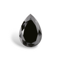 GIA 3.62 Carat Natural Fancy Black Pear Diamond SE-7896GN