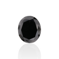 GIA 5.39 Carat Natural Fancy Black Oval Diamond SE-7915GN