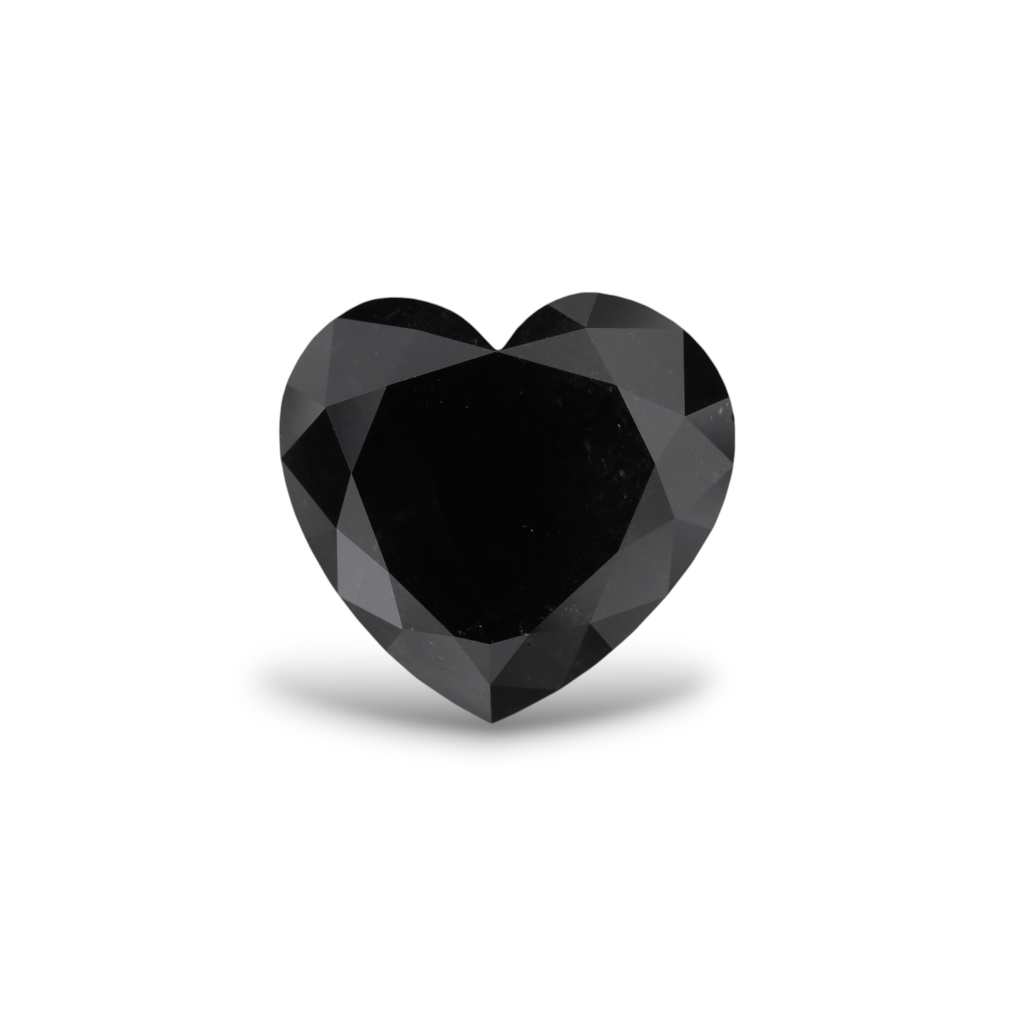 GIA 3.58 Carat Natural Fancy Black Heart Diamond SE-7924GN