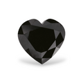 GIA 1.44 Carat Natural Fancy Black Heart Diamond SE-7925GN