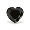 GIA 1.44 Carat Natural Fancy Black Heart Diamond SE-7925GN