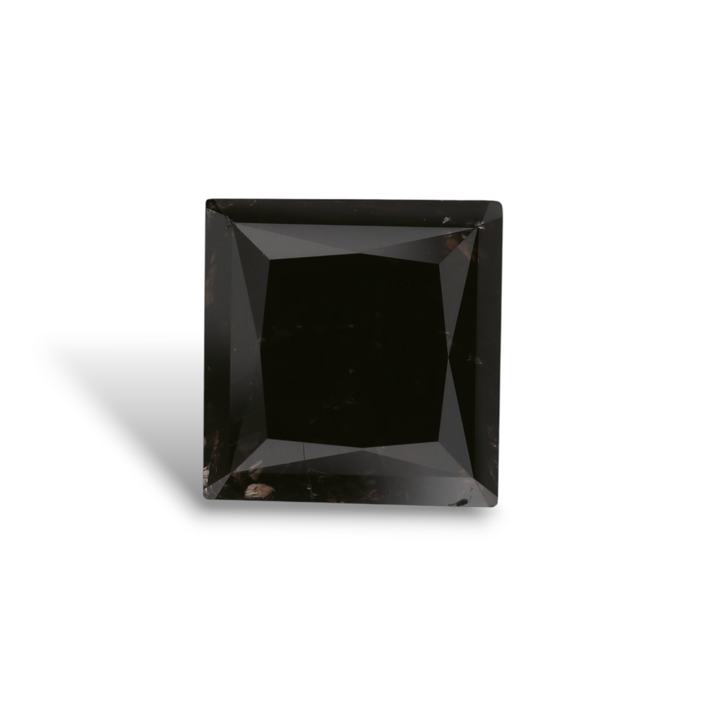 GIA 3.39 Carat Natural Fancy Black Princess Diamond SE-7928GN