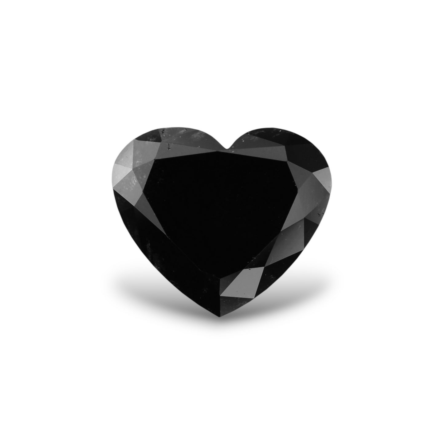 GIA 2.78 Carat Natural Fancy Black Heart Diamond SE-7931GN