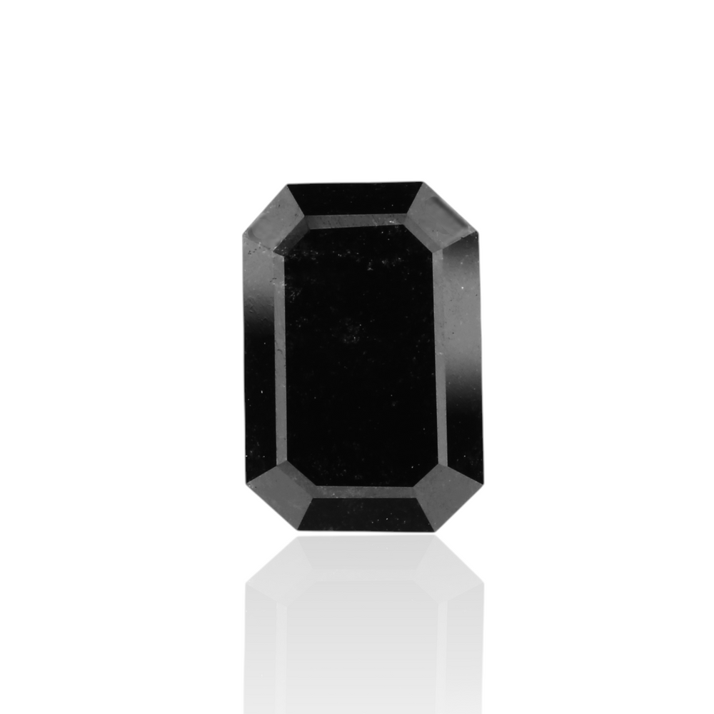 GIA 1.96 Carat Natural Fancy Black Emerald Diamond SE-7946GN