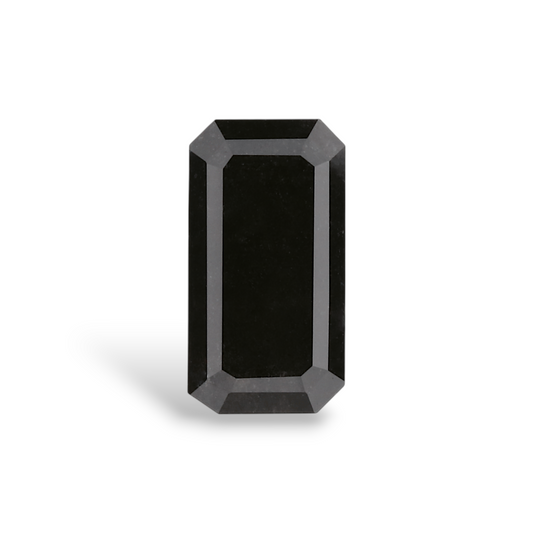 GIA 1.23 Carat Natural Fancy Black Emerald Diamond SE-8185GN