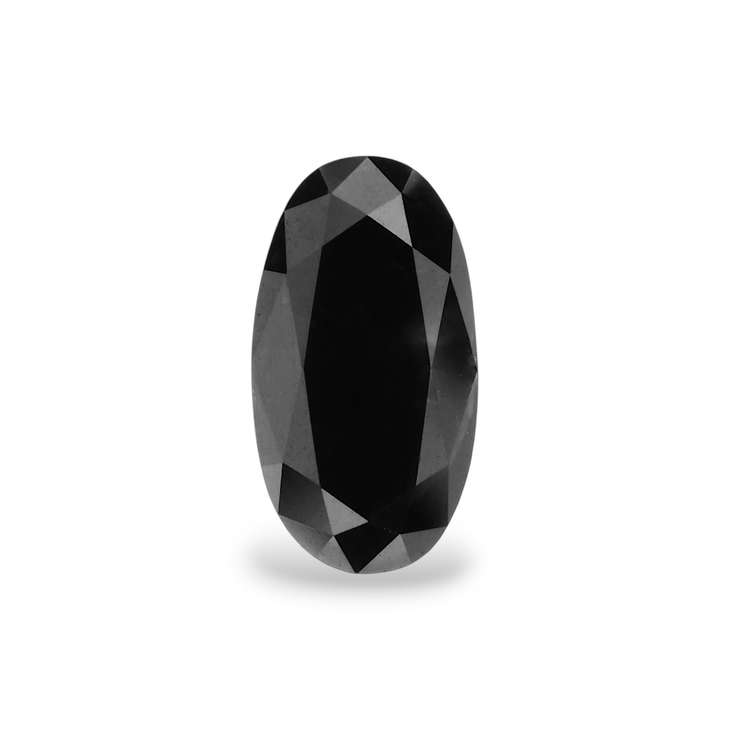 GIA 0.80 Carat Natural Fancy Black Oval Diamond SE-8190GN