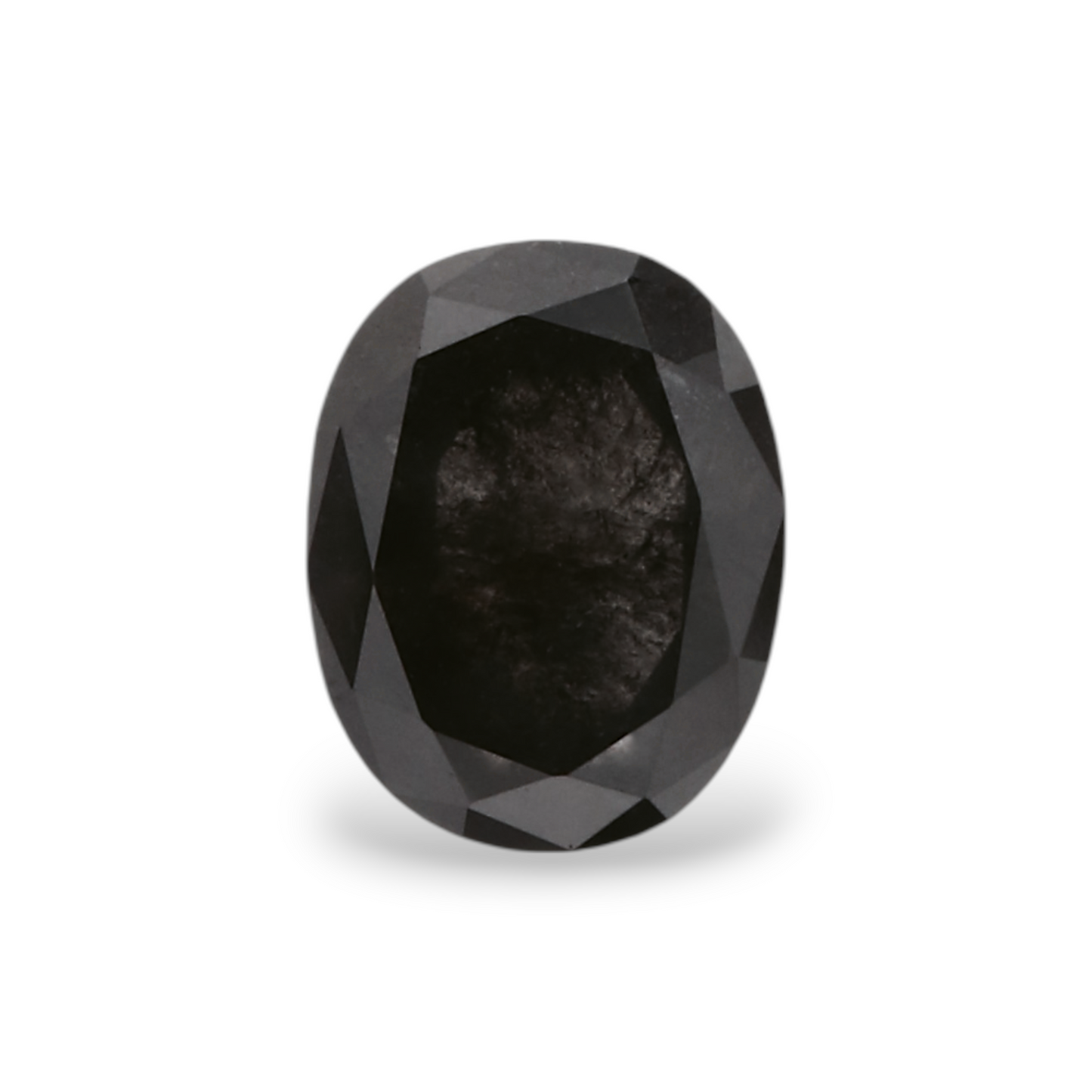 GIA 0.42 Carat Natural Fancy Black Oval Diamond SE-8200GN
