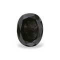 GIA 0.42 Carat Natural Fancy Black Oval Diamond SE-8200GN