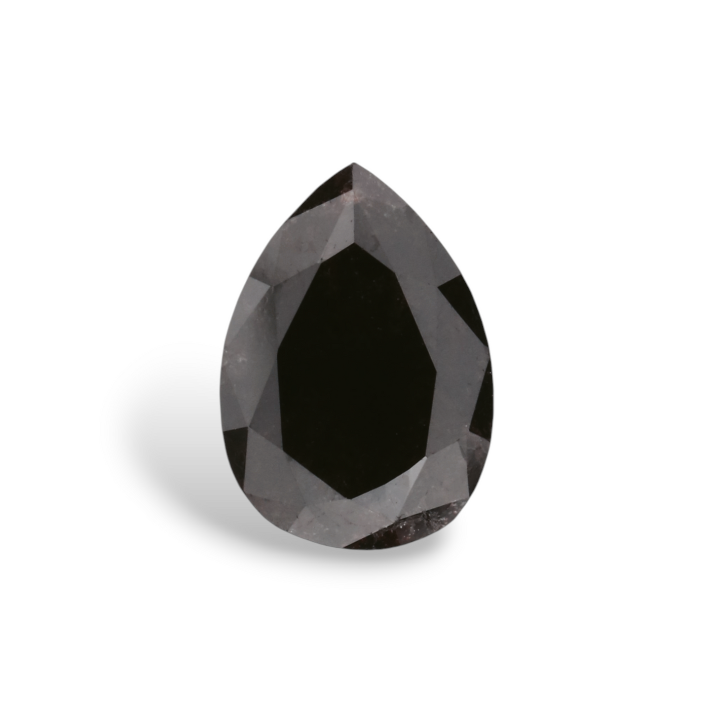 GIA 1.54 Carat Natural Fancy Black Pear Diamond SE-8228GN