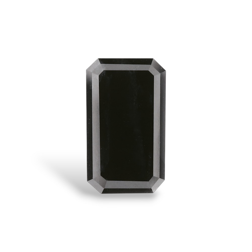 GIA 2.34 Carat Natural Fancy Black Emerald Diamond SE-8239GN