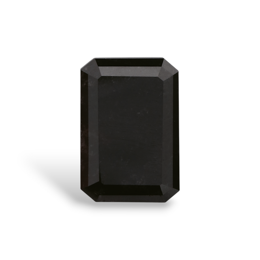 GIA 1.67 Carat Natural Fancy Black Emerald Diamond SE-8241GN