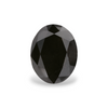 GIA 1.53 Carat Natural Fancy Black Oval Diamond SE-8242GN
