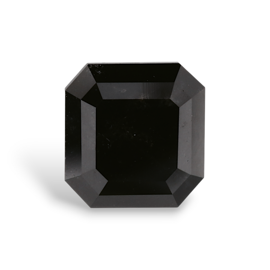 GIA 1.90 Carat Natural Fancy Black Sq emerald Diamond SE-8243GN