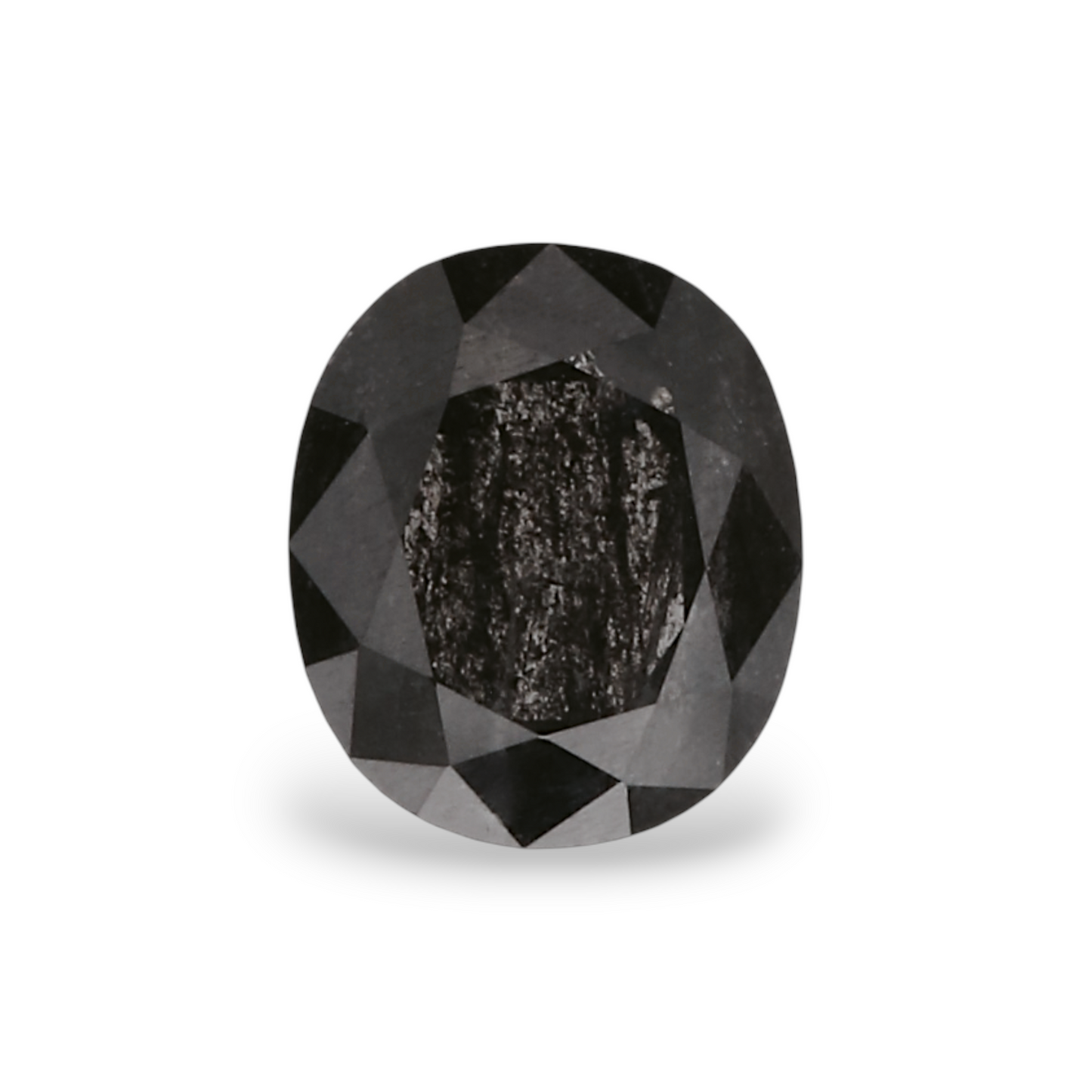 GIA 0.45 Carat Natural Fancy Black Oval Diamond SE-8248GN