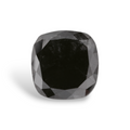 GIA 1.42 Carat Natural Fancy Black Cushion Diamond SE-8262GN