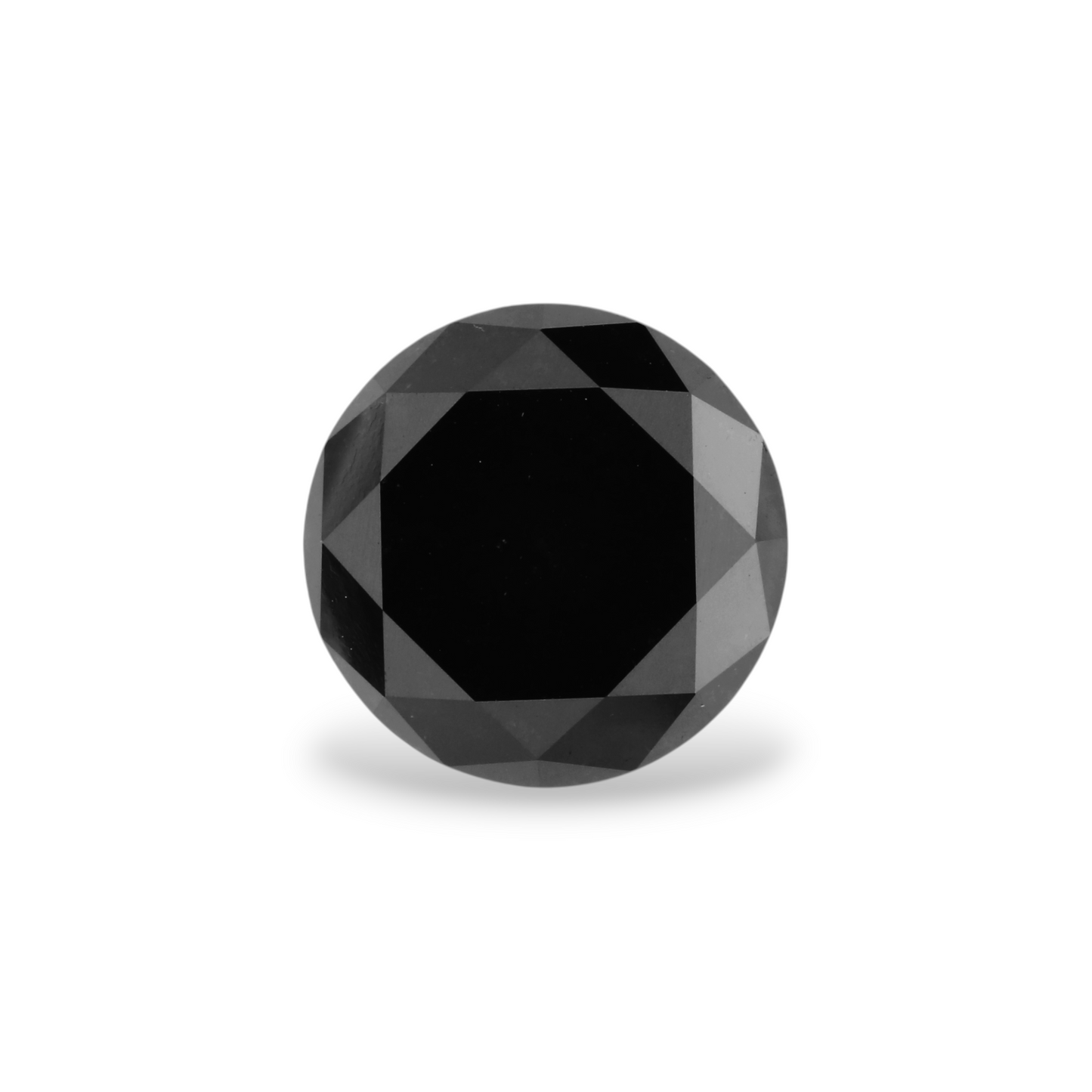 GIA 4.81 Carat Natural Fancy Black Round Diamond SE-8290GN