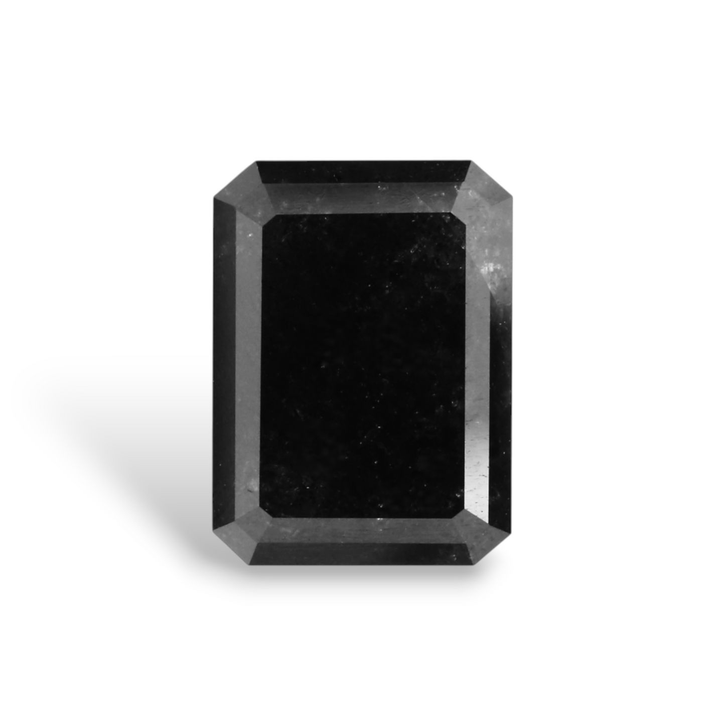GIA 2.69 Carat Natural Fancy Black Emerald Diamond SE-8301GN