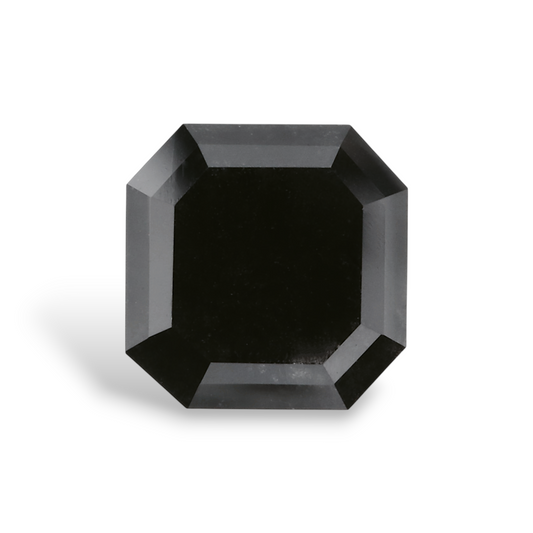 GIA 2.23 Carat Natural Fancy Black Sq emerald Diamond SE-8306GN