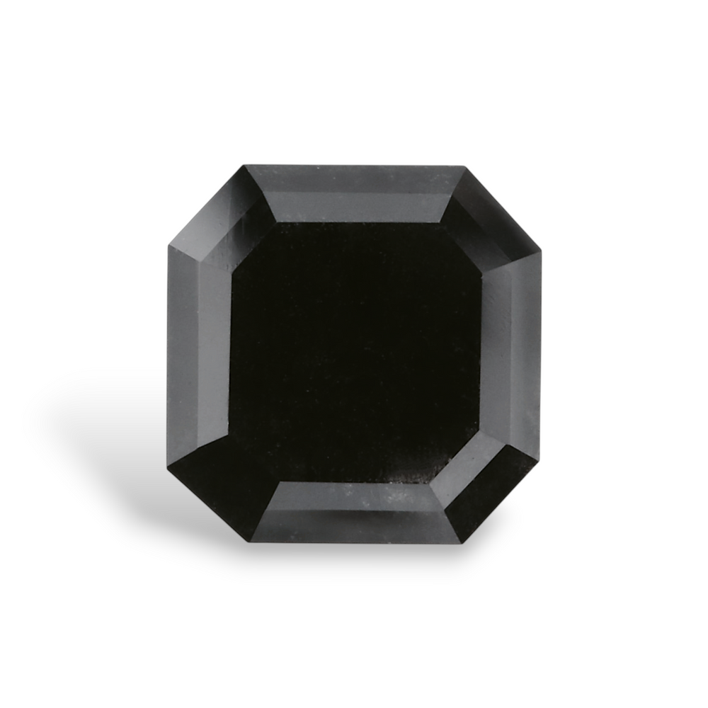 GIA 2.23 Carat Natural Fancy Black Sq emerald Diamond SE-8306GN