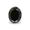 GIA 1.77 Carat Natural Fancy Black Oval Diamond SE-8310GN