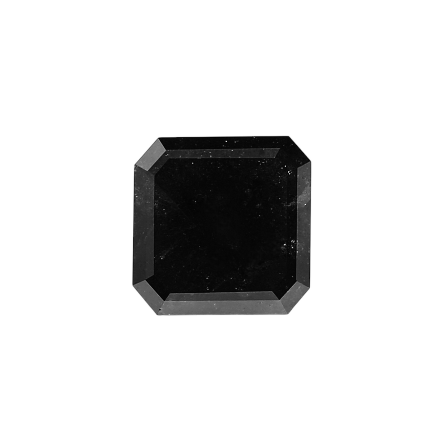 GIA 2.02 Carat Natural Fancy Black Sq emerald Diamond SE-8313GN