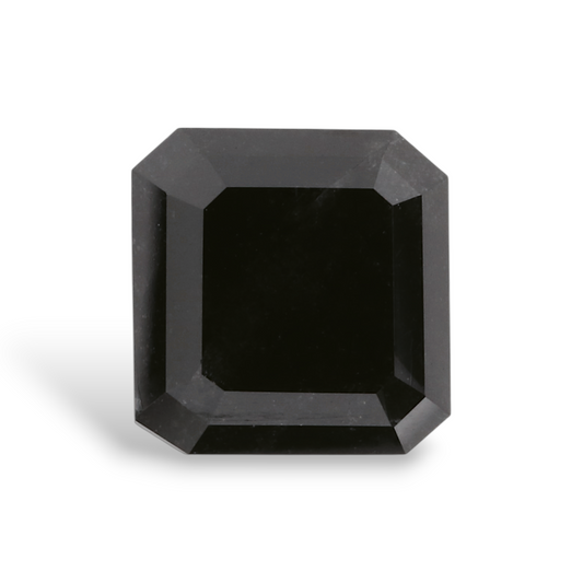 GIA 1.41 Carat Natural Fancy Black Sq emerald Diamond SE-8315GN