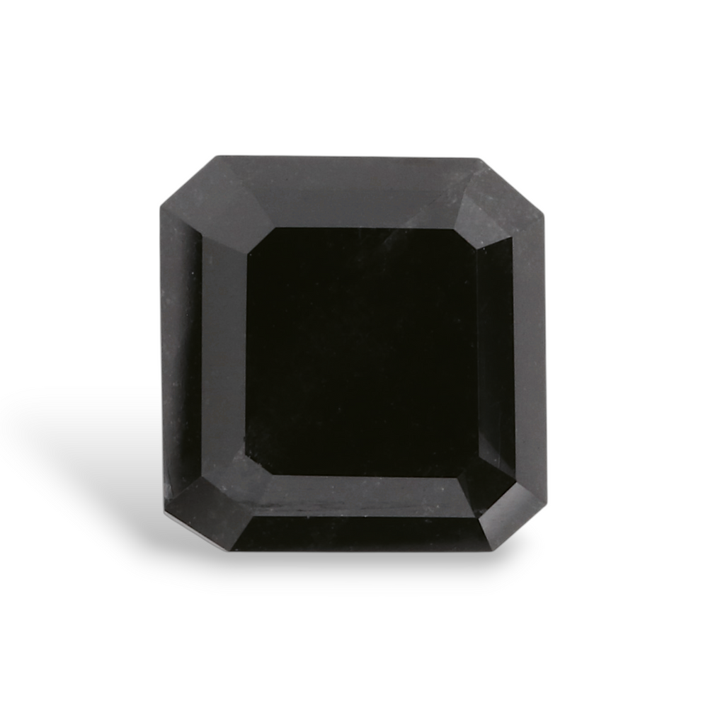 GIA 1.41 Carat Natural Fancy Black Sq emerald Diamond SE-8315GN