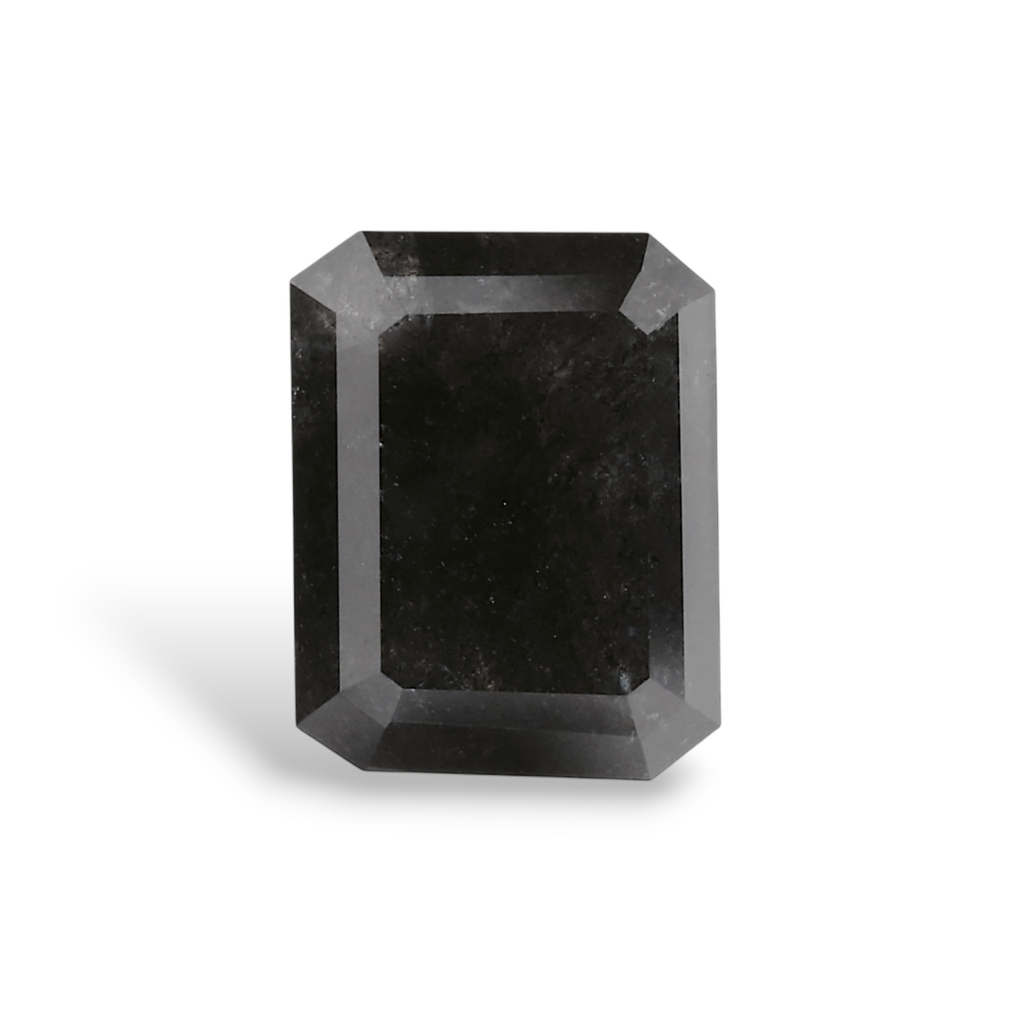 GIA 1.55 Carat Natural Fancy Black Emerald Diamond SE-8319GN