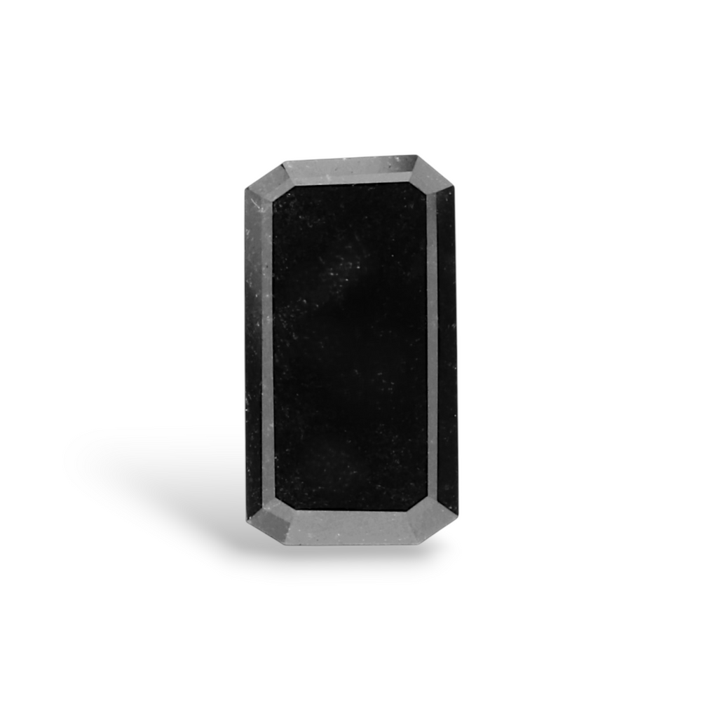 GIA 0.97 Carat Natural Fancy Black Emerald Diamond SE-8327GN
