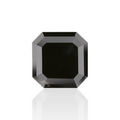 GIA 1.28 Carat Natural Fancy Black Sq emerald Diamond SE-8329GN